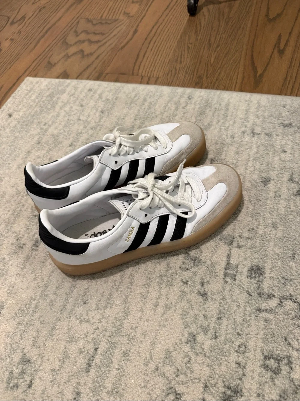 Adidas Black & White Sneakers